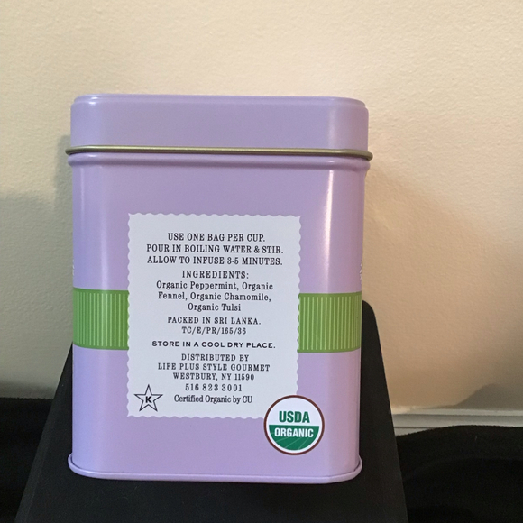 The Secret Garden Organic Sleep Blend Herbal Tea Tin 50 Bags USDA Organic - Picture 2 of 3